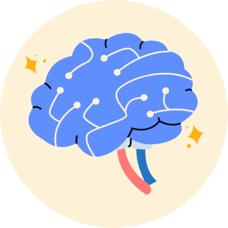 인공지능 뇌 일러스트