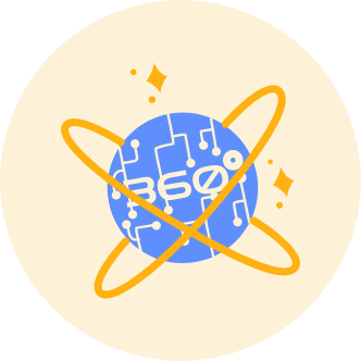 360도 기술 아이콘