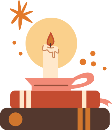 책과 노트 일러스트